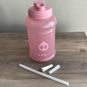 HydroJug pink with glitter